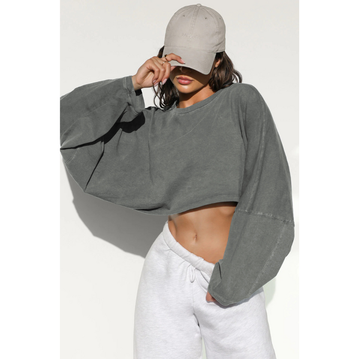 SKYE™ - Camisola Curta Descontraída