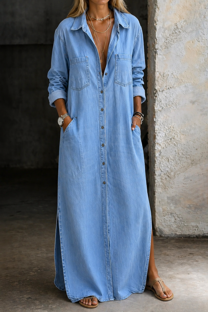 Delana™ | Vestido com Botões
