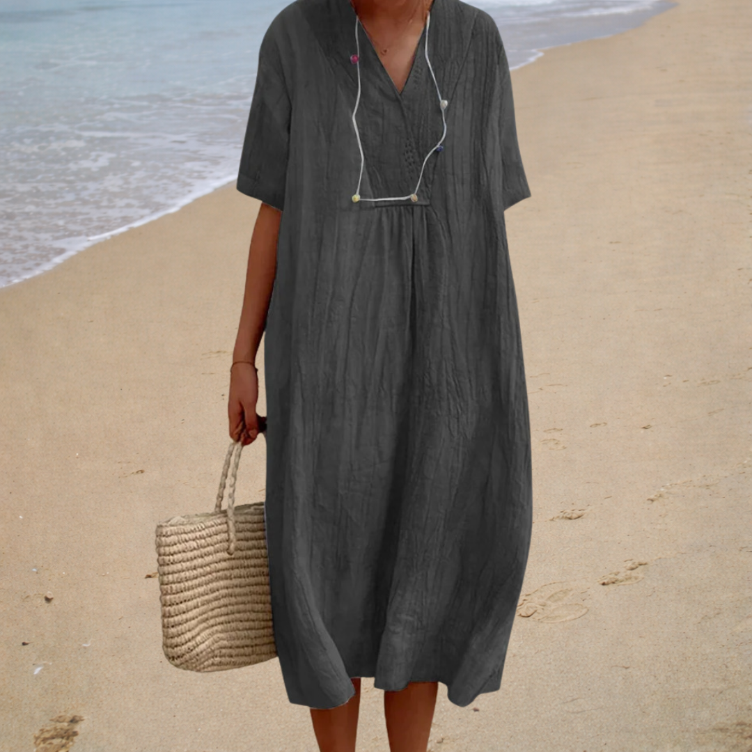 Vestido Confortável de Verão