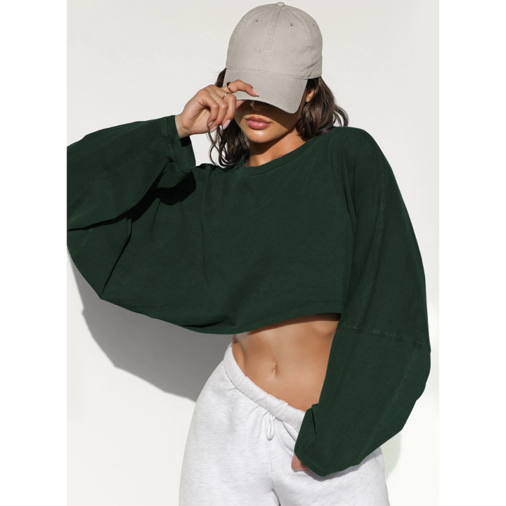 SKYE™ - Camisola Curta Descontraída