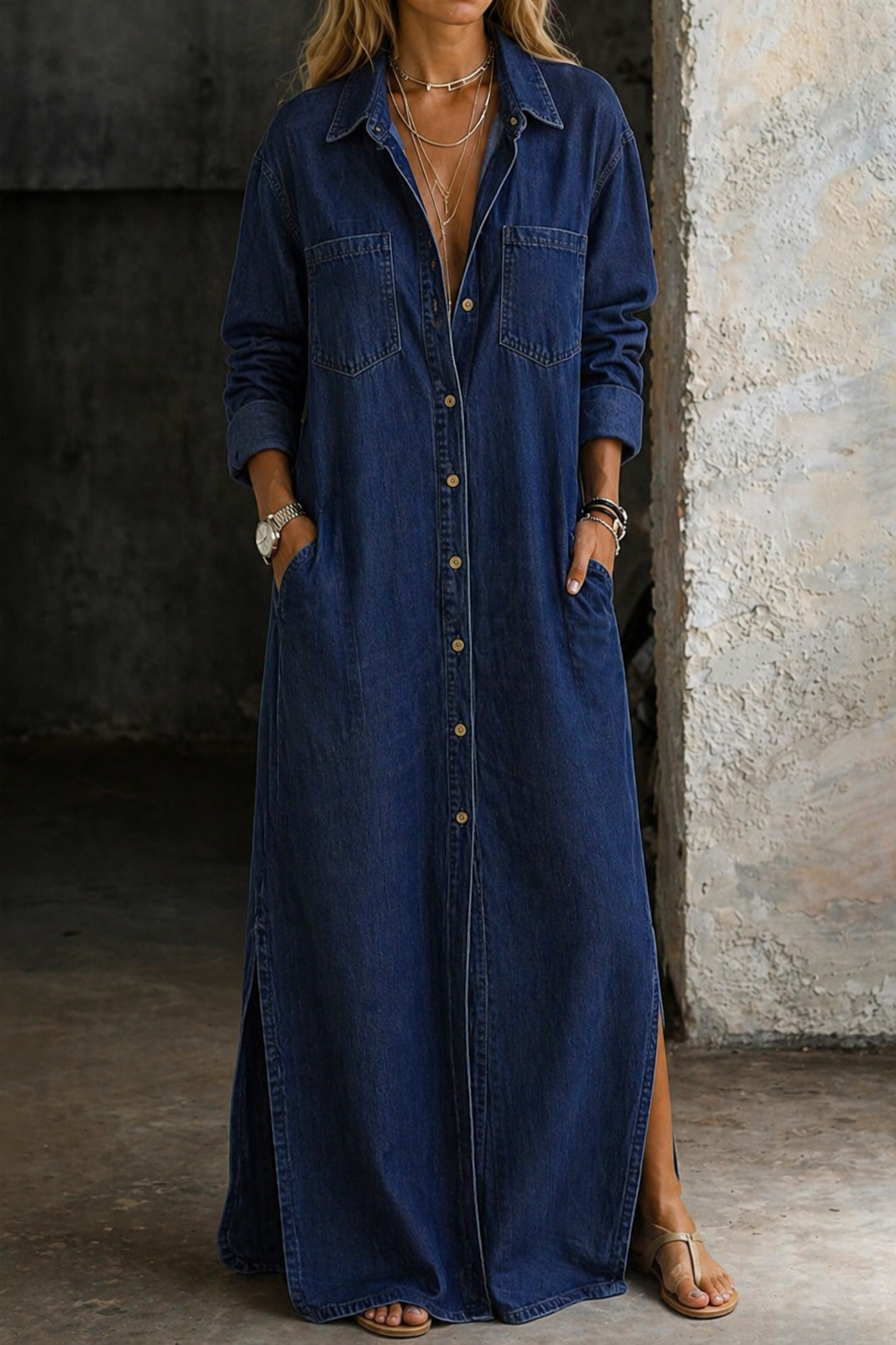 Delana™ | Vestido com Botões