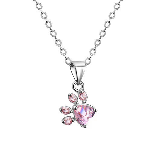 Arbour – 4-Piece Jewelry Set with Paw and Heart Zirconia Details