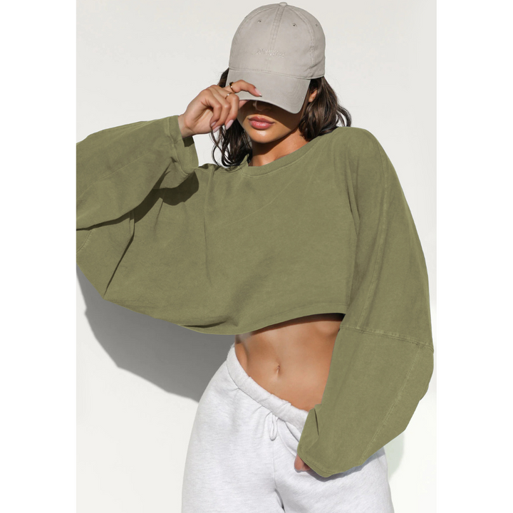 SKYE™ - Camisola Curta Descontraída