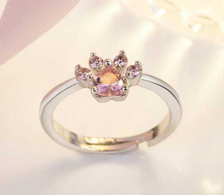 Arbour – 4-Piece Jewelry Set with Paw and Heart Zirconia Details