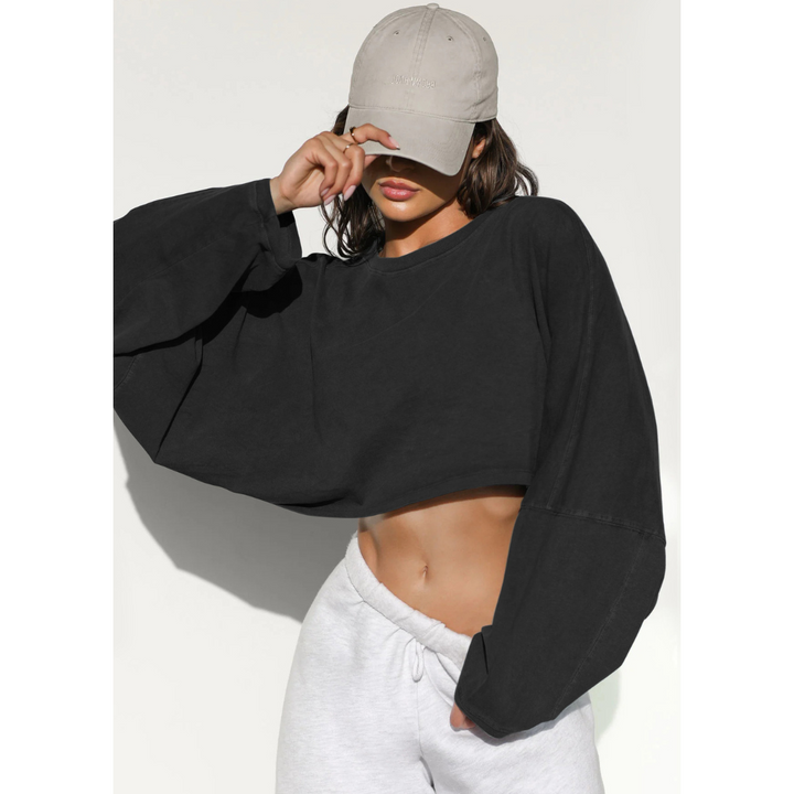 SKYE™ - Camisola Curta Descontraída