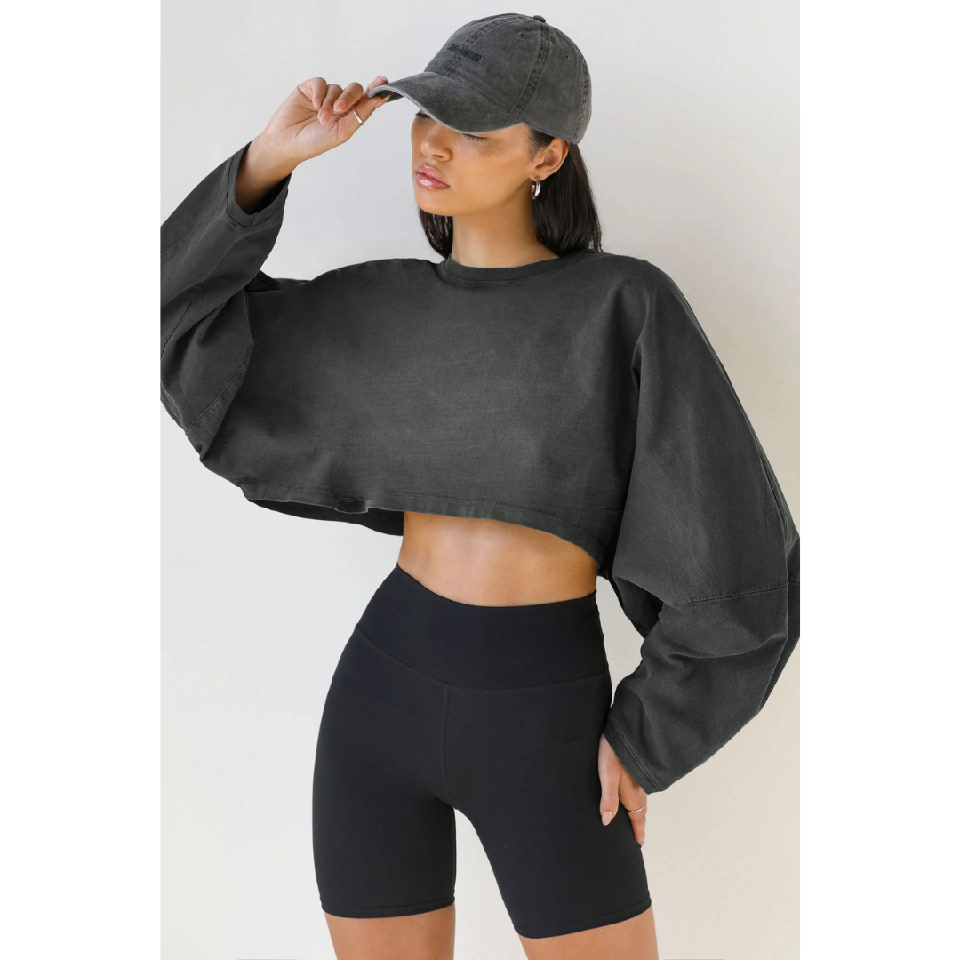 SKYE™ - Camisola Curta Descontraída