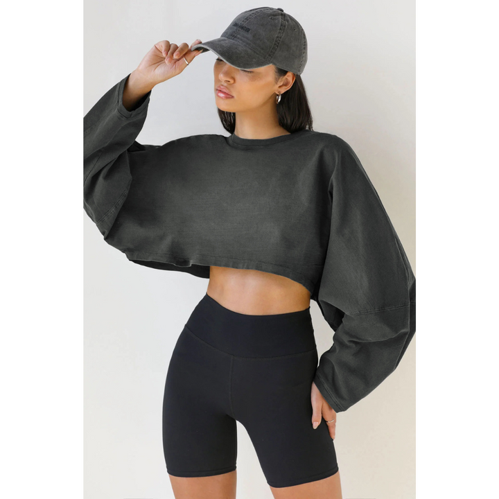 SKYE™ - Camisola Curta Descontraída