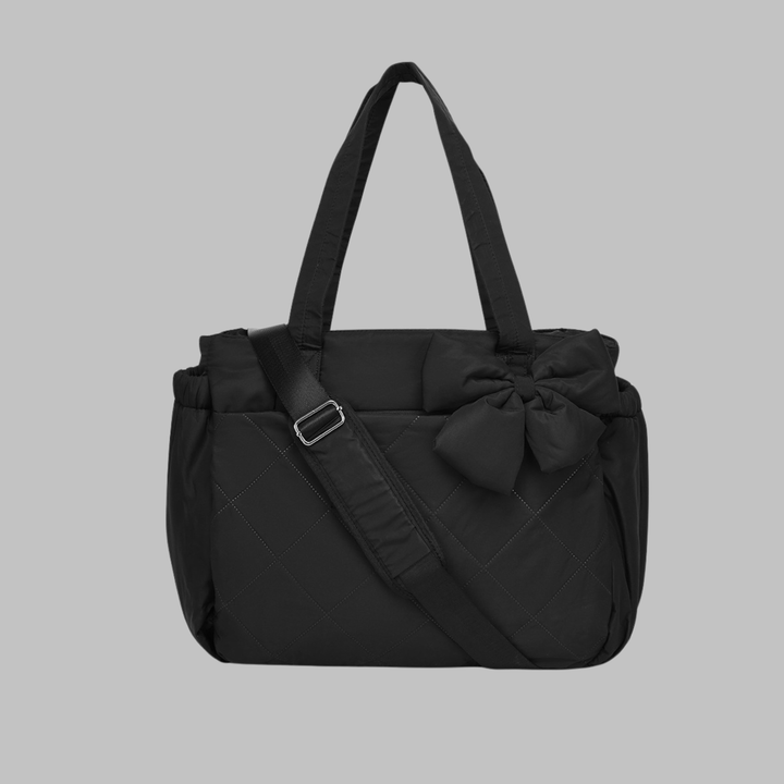 LEILANI™ - Mala de Mão Chique, Acolchoada e Adequada para Portátil com Laço