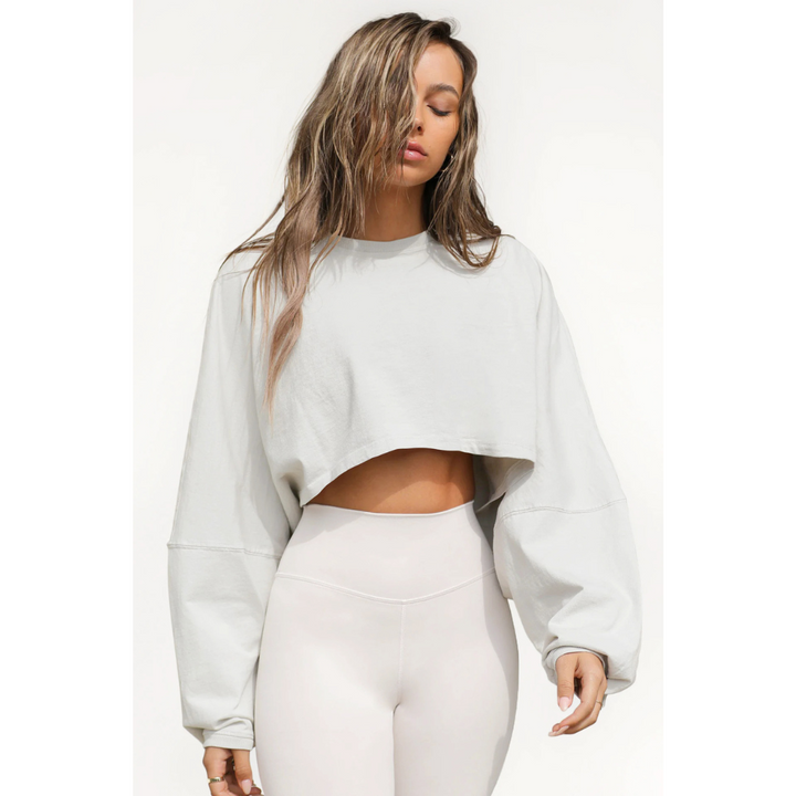 SKYE™ - Camisola Curta Descontraída