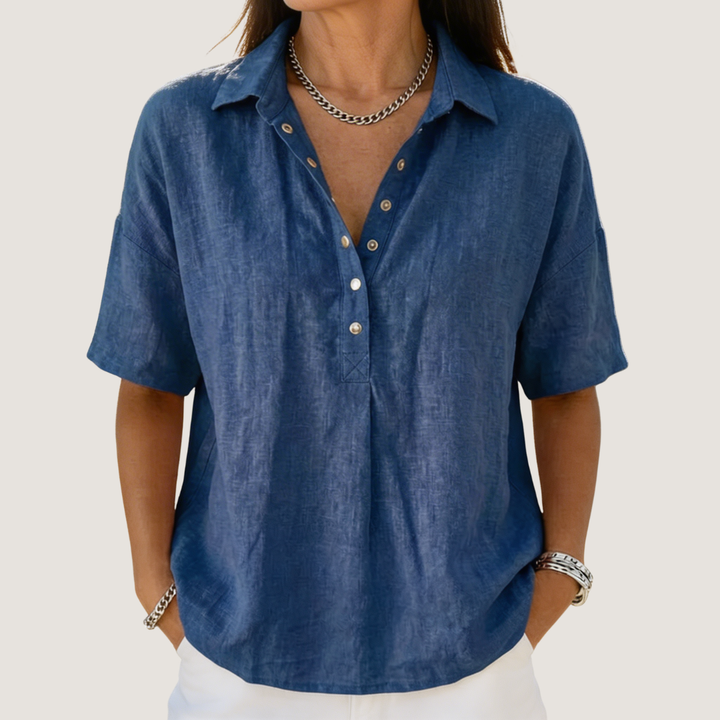 Helene™ | Blusa com Gola