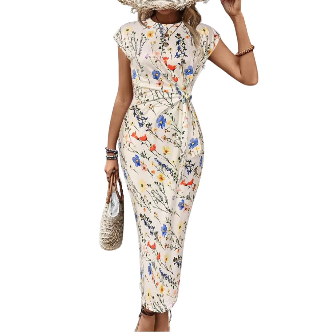 Scarlett™ | Striped Tie-Waist Bodycon Dress