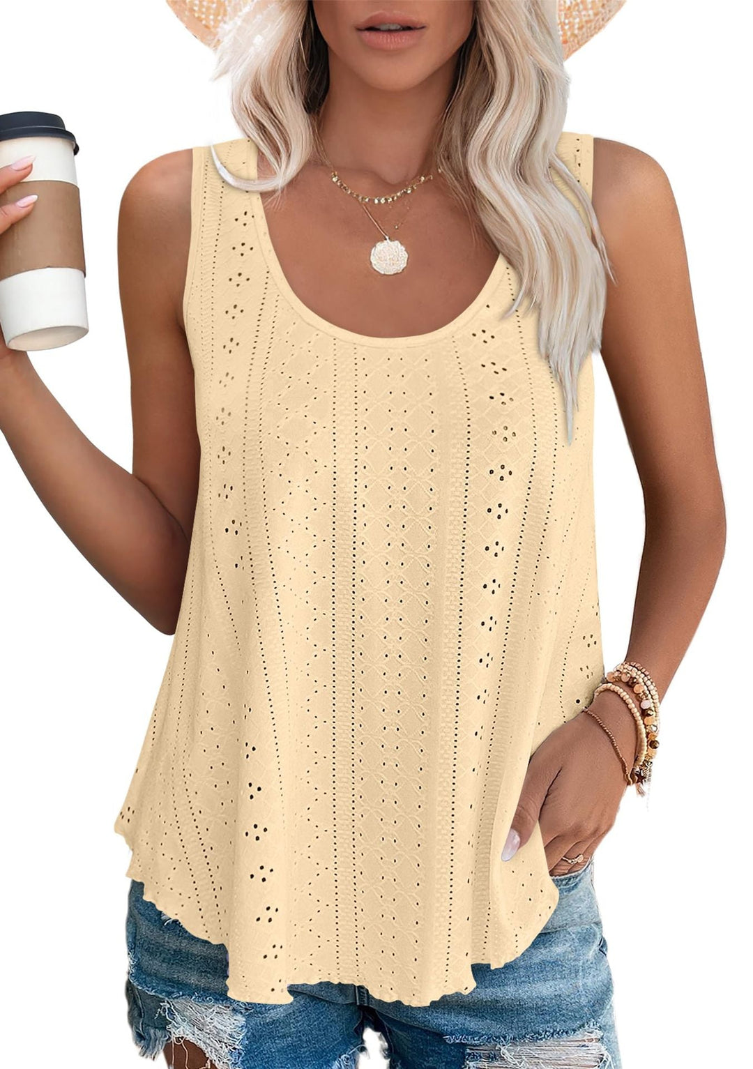 LUZINNE™ - Top de Alças Leve de Verão