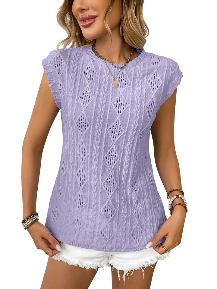 DELICE™ – T-shirt Chique de Malha Leve