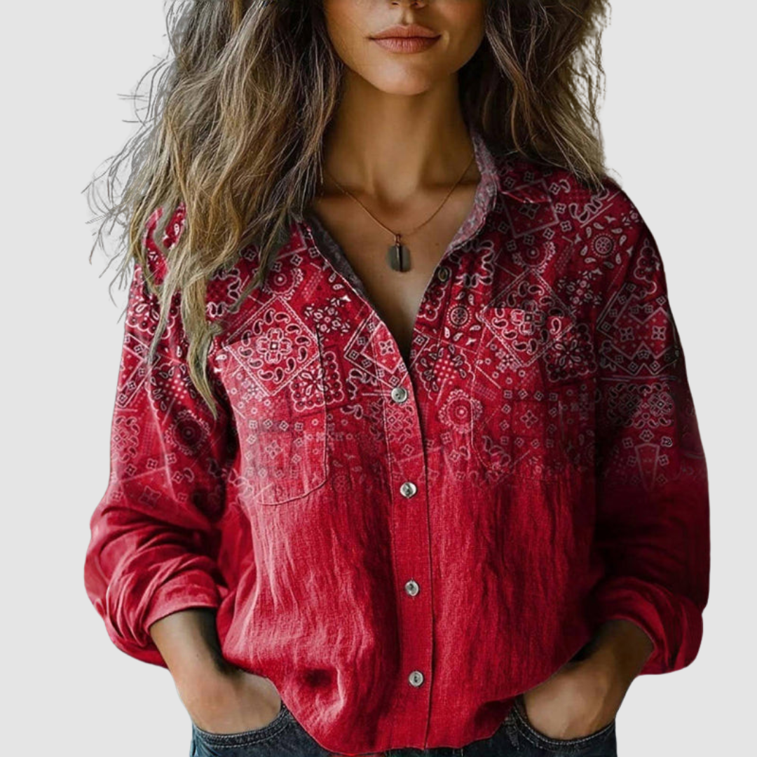 Bianca™ | Blusa Estampada Vintage
