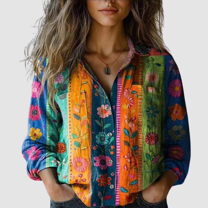 Bianca™ | Blusa Estampada Vintage
