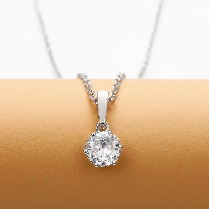 Classic Zircon Pendant Necklace