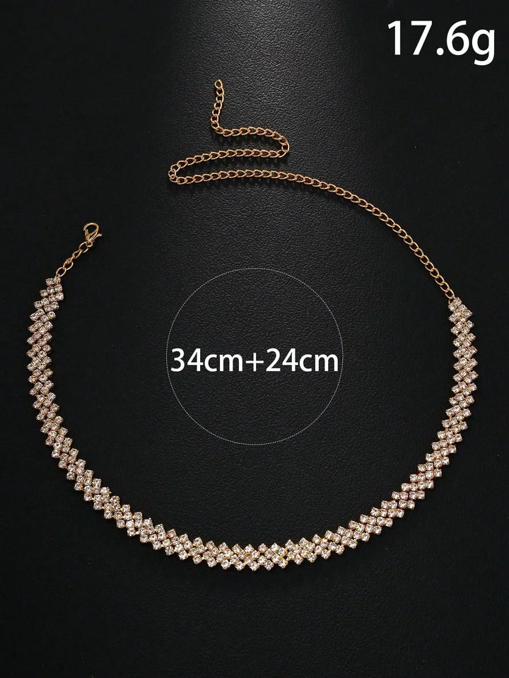 Elegant Rhinestone Necklace