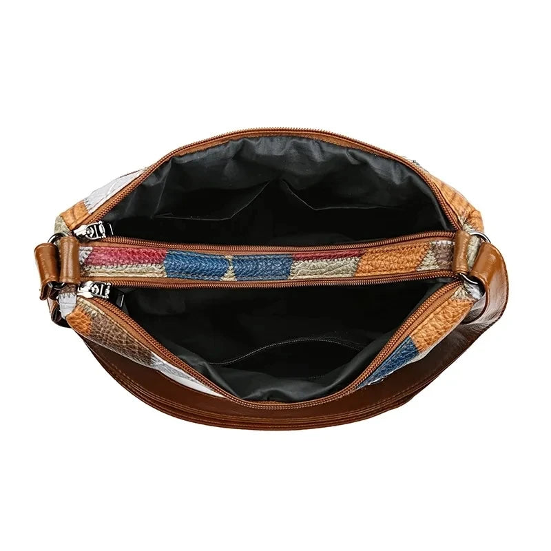 ROSELINE™ – Mala de Couro Vintage Elegante