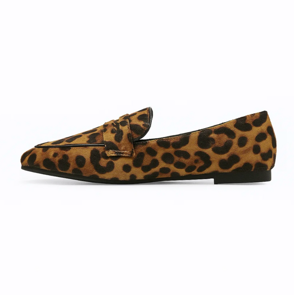 Natasha™ | Leopard Print Loafers