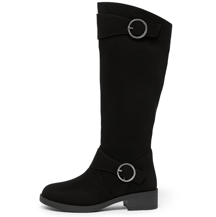 Maya™ | Suede Buckle Boots