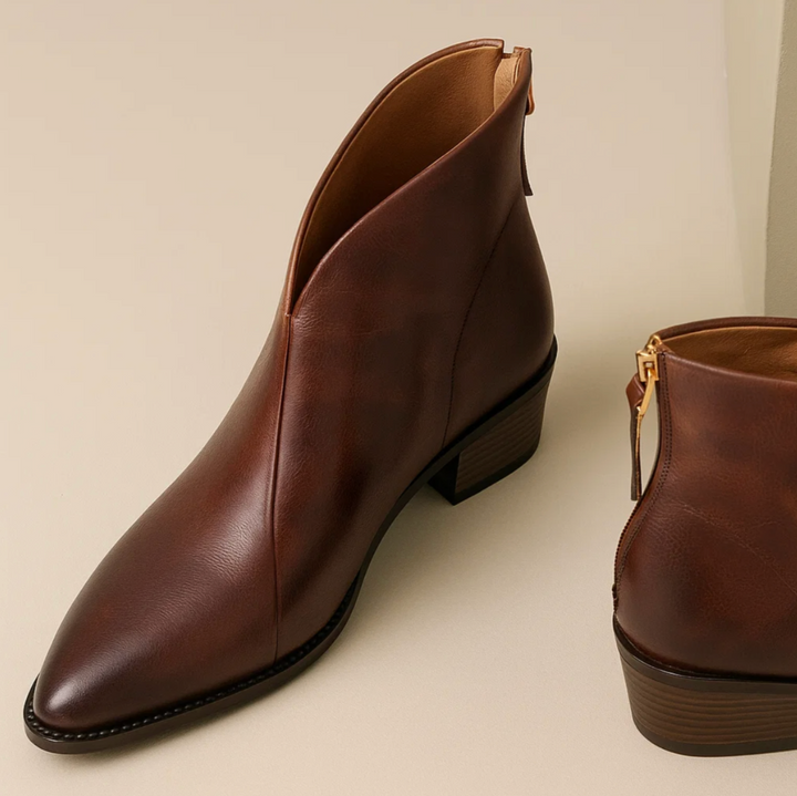 Jessica™ | Botins de Couro