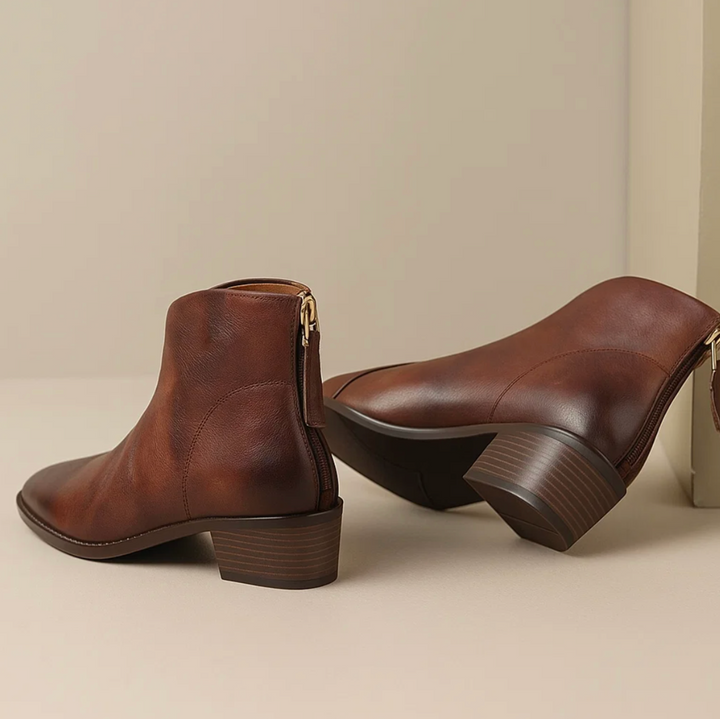 Jessica™ | Botins de Couro