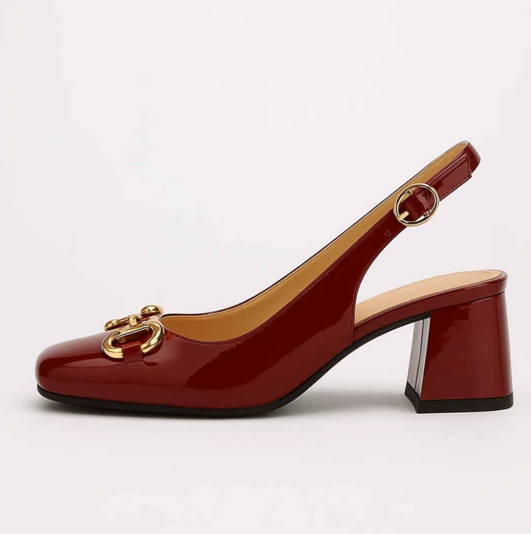 Natalie™ | Gloss Slingback
