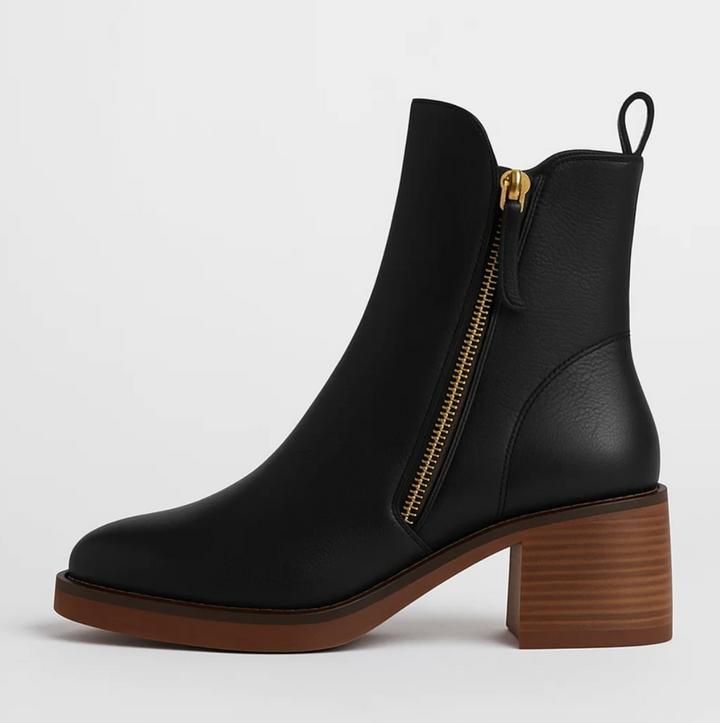 Megan™ | Botins de Couro