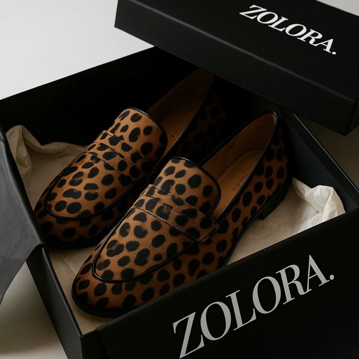 Natasha™ | Leopard Print Loafers