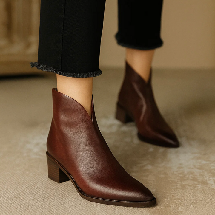 Jessica™ | Botins de Couro