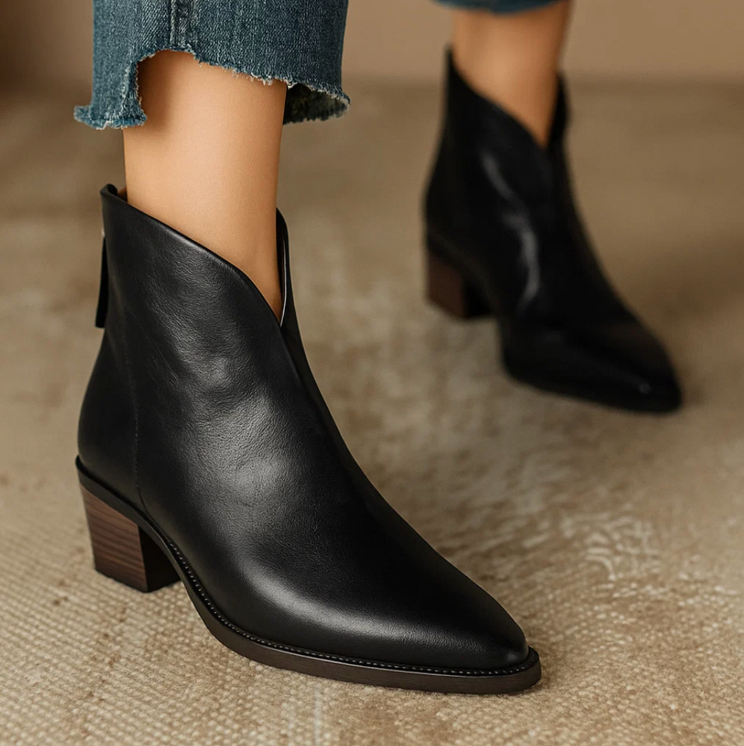 Jessica™ | Botins de Couro