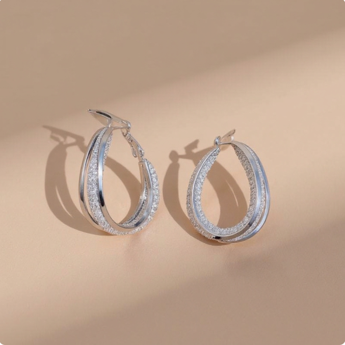 Marguerite™ – Elegant Braided Earrings with Timeless Comfort