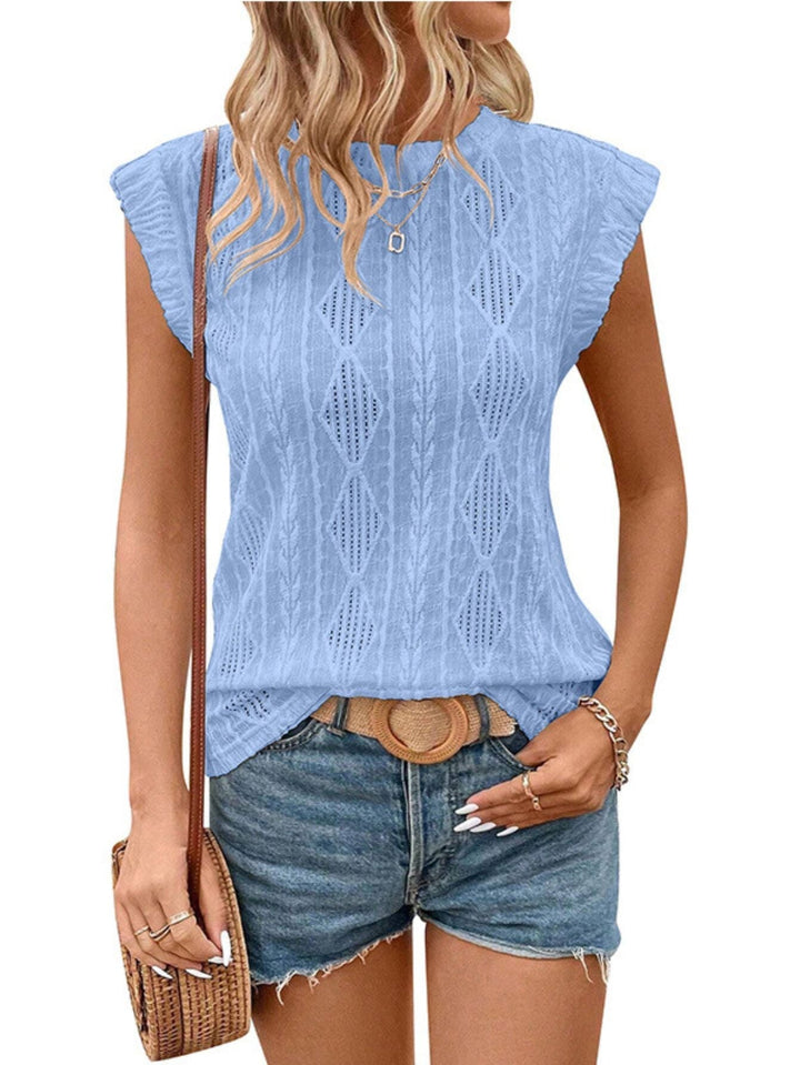 DELICE™ – T-shirt Chique de Malha Leve