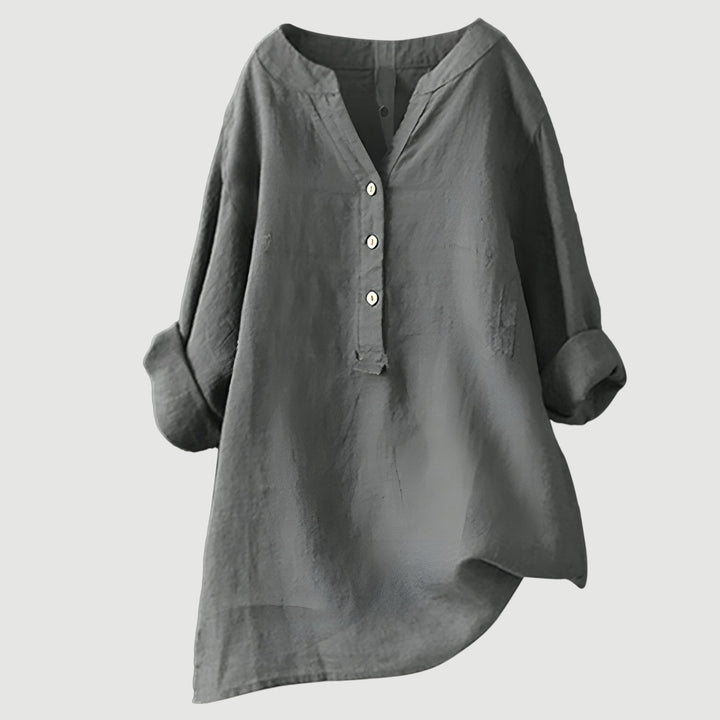 SCARLETT | Blusa de Botões Descontraída com Estilo Descomplicado para o Dia a Dia