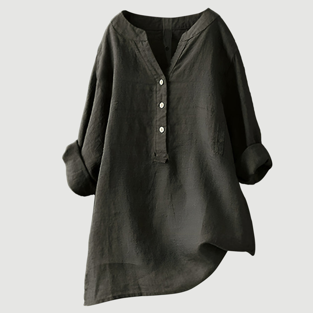 SCARLETT | Blusa de Botões Descontraída com Estilo Descomplicado para o Dia a Dia