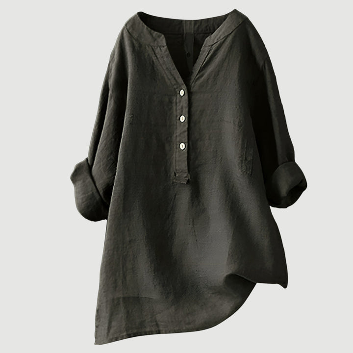 SCARLETT | Blusa de Botões Descontraída com Estilo Descomplicado para o Dia a Dia