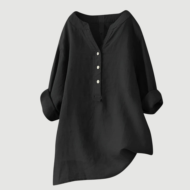SCARLETT | Blusa de Botões Descontraída com Estilo Descomplicado para o Dia a Dia