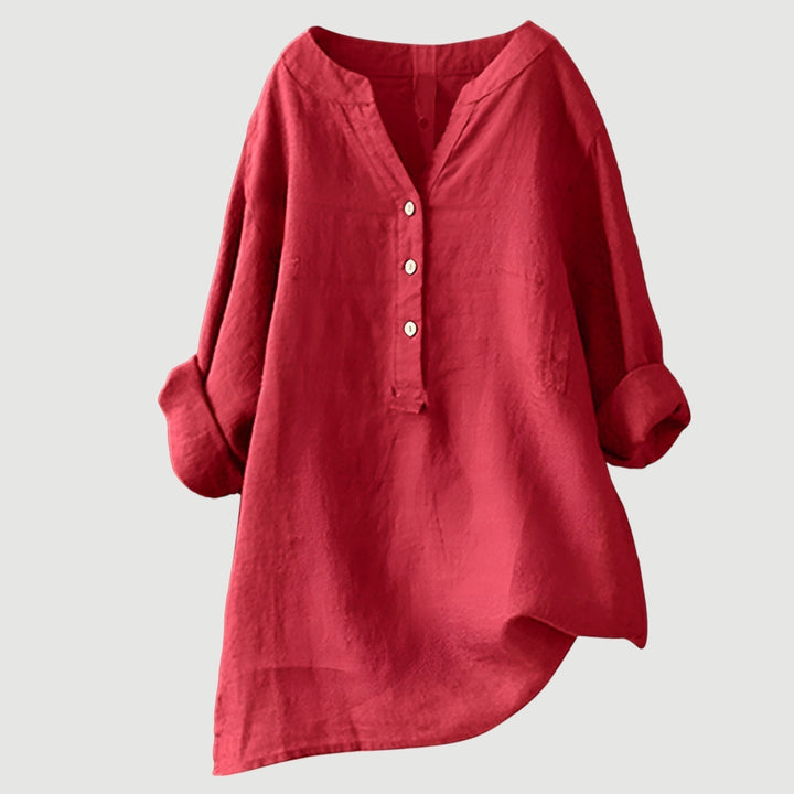 SCARLETT | Blusa de Botões Descontraída com Estilo Descomplicado para o Dia a Dia
