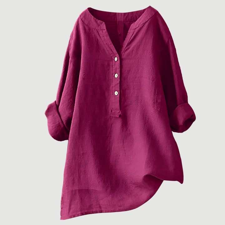 SCARLETT | Blusa de Botões Descontraída com Estilo Descomplicado para o Dia a Dia