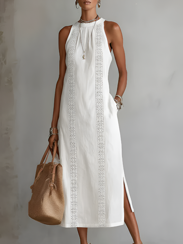 Jimena™ | Linen Midi Dress