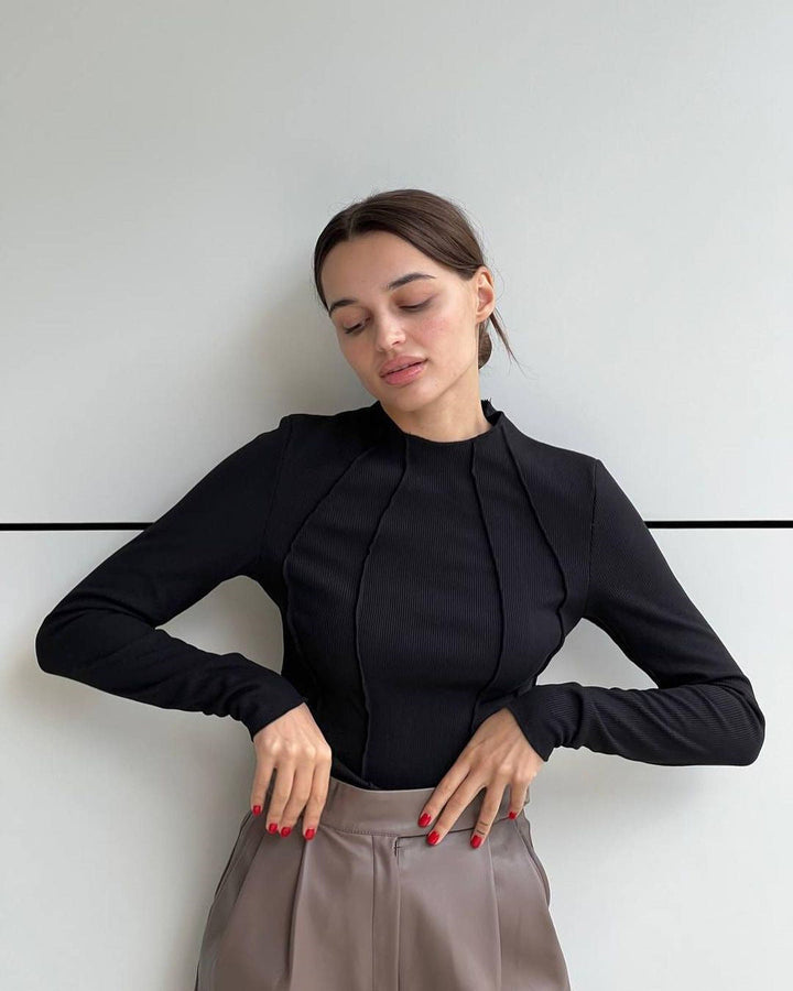 ROSE™ - Camisola Básica de Manga Comprida
