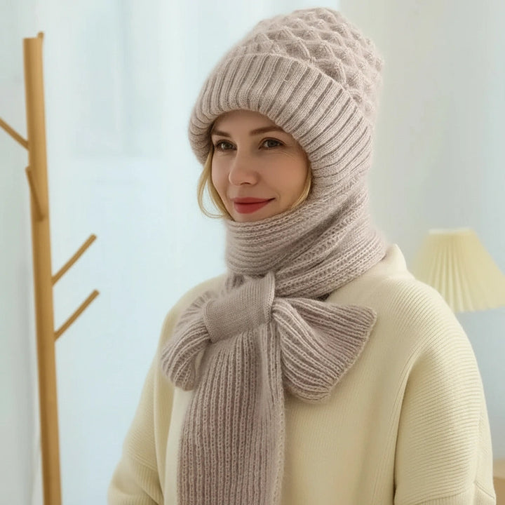 Marie-Claire™ | Warm and Elegant Beanie & Scarf Set