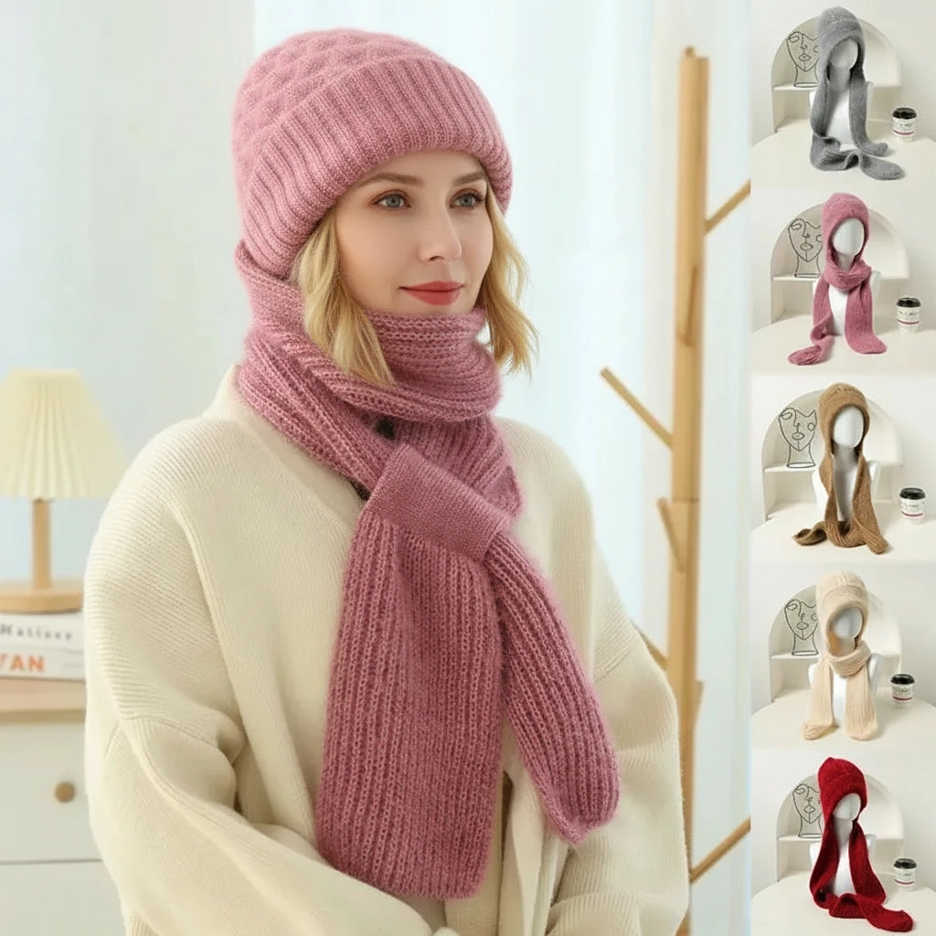 Marie-Claire™ | Warm and Elegant Beanie & Scarf Set