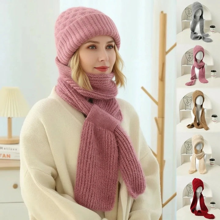 Marie-Claire™ | Warm and Elegant Beanie & Scarf Set