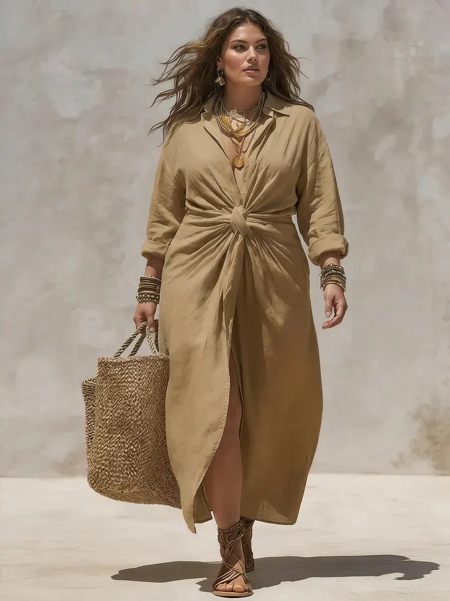 Elara™ | Knot Maxi Dress