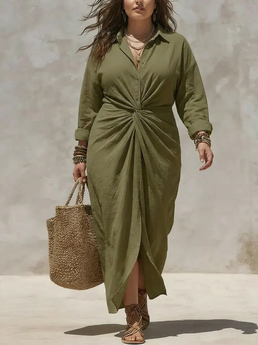 Elara™ | Knot Maxi Dress