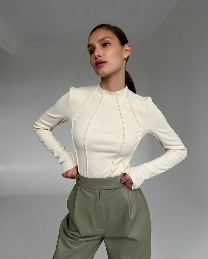ROSE™ - Camisola Básica de Manga Comprida