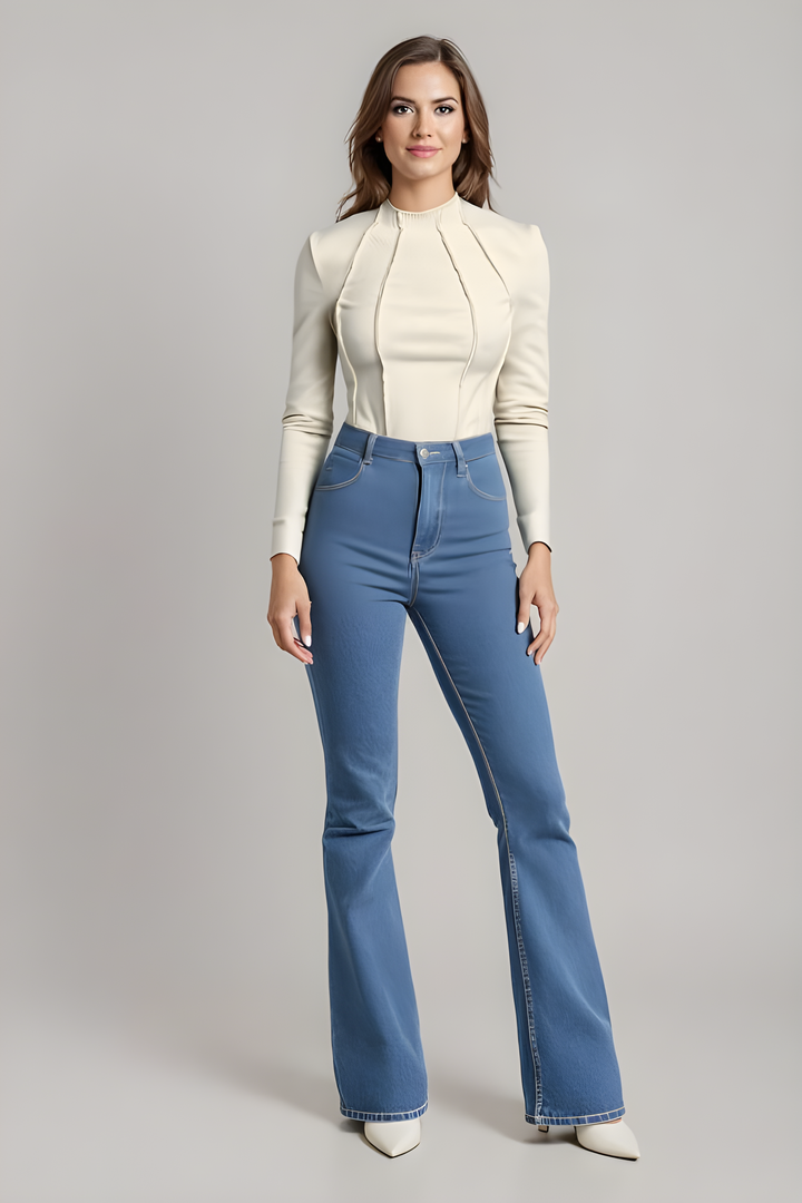 ROSE™ - Camisola Básica de Manga Comprida
