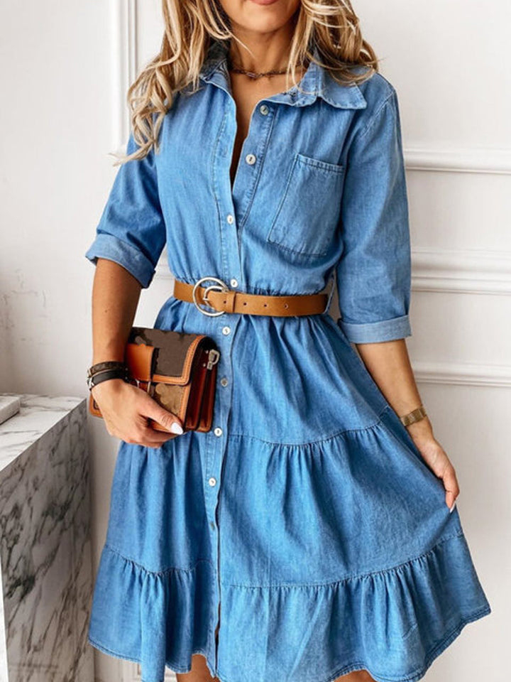 Barbara | Vestido de ganga casual elegante